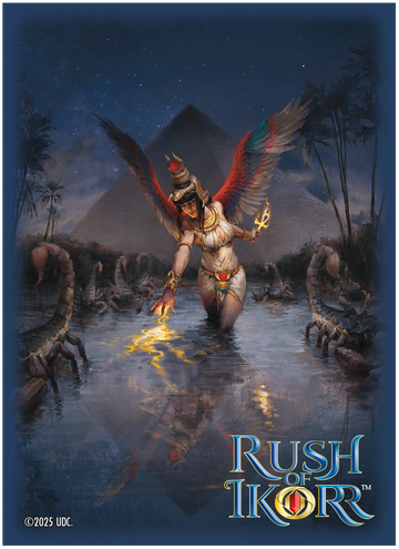 RUSH OF IKORR CG TEXTURED CARD SLEEVES ISIS 65CT | 053334096799