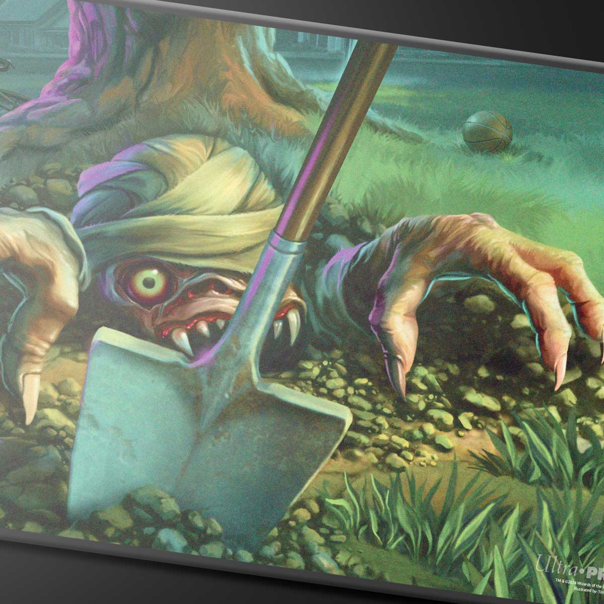 UP PLAYMAT MTG DUSKMOURN BLACK STITCHED GUEST ARTIST #1 | 074427386252