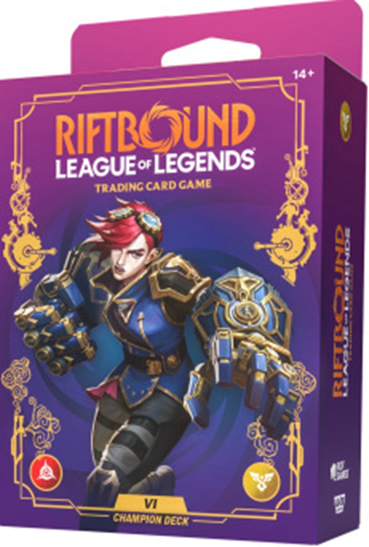 RIFTBOUND FRENCH LEAGUE OF LEGENDS TCG UNLEASHED CHAMPION DECK VI 4CT DISPLAY
