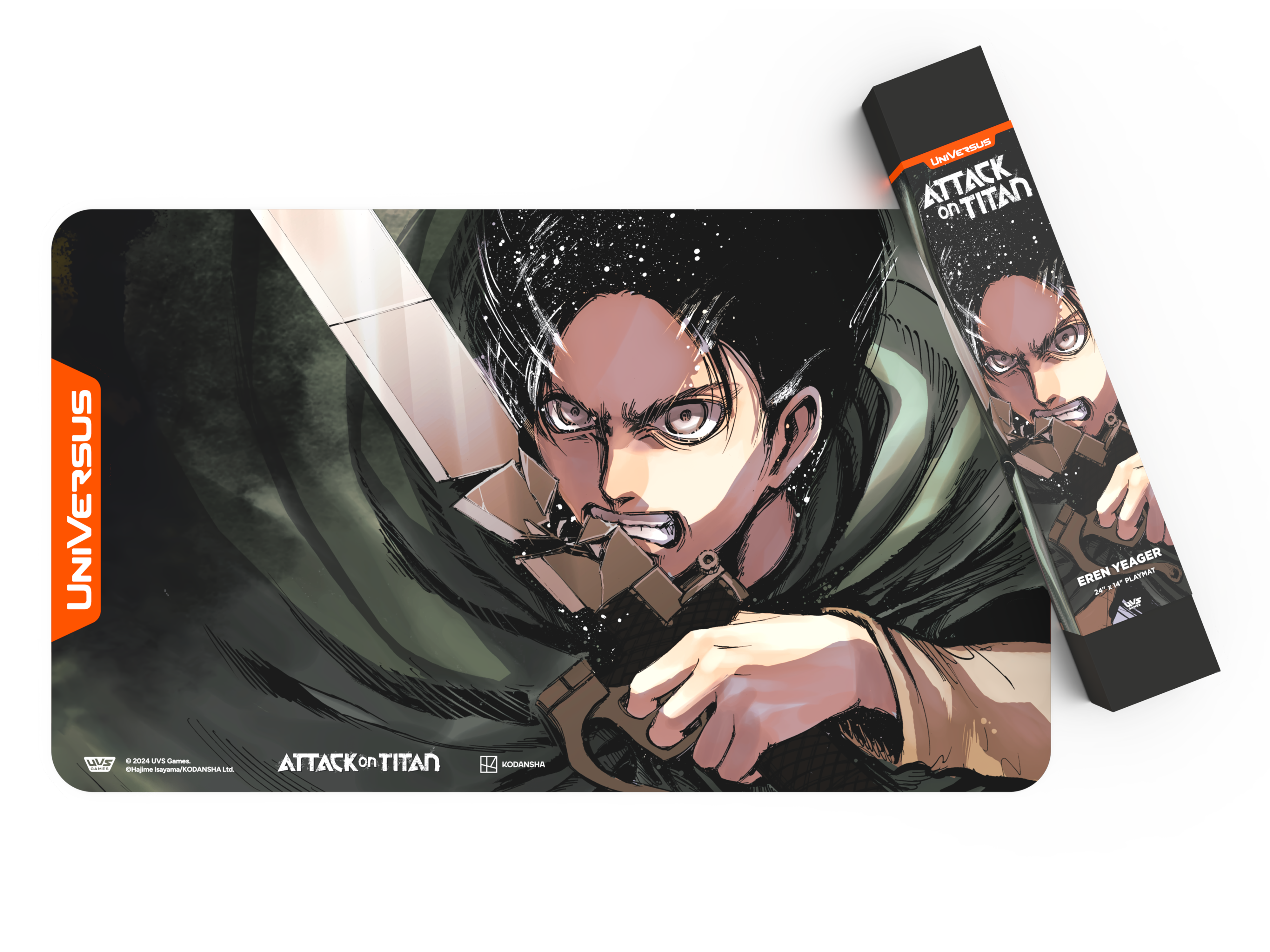 UniVersus CCG: Attack on Titan Battle for Humanity- Eren Yeager Playmat: | 810155270995