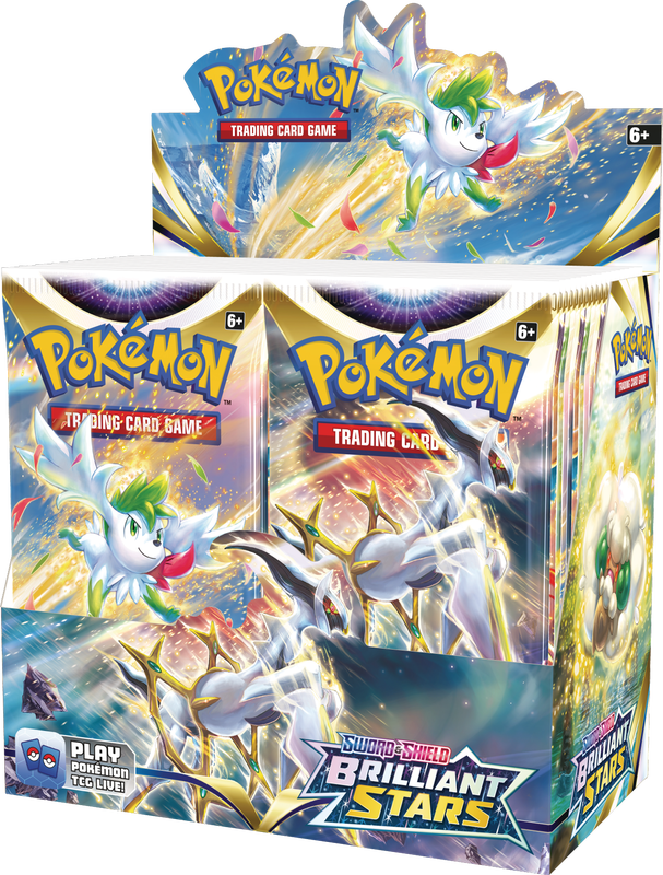 Pokemon TCG: Sword & Shield - Brilliant Stars Booster Box (36 Packs) | 820650819964