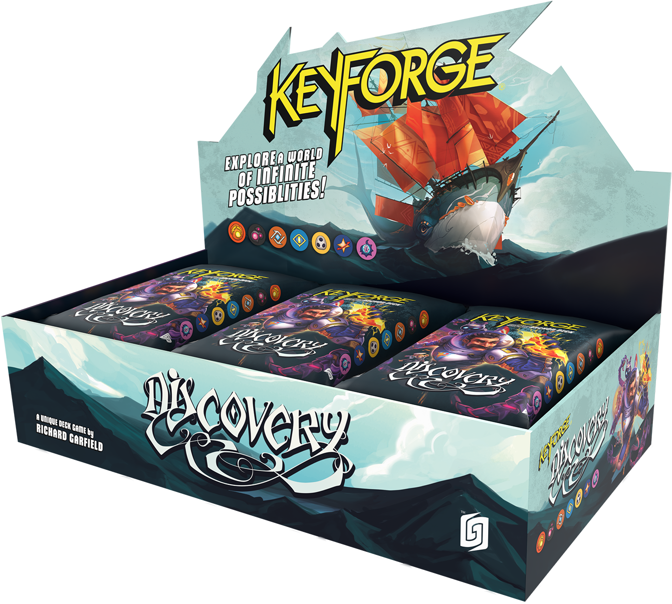 KEYFORGE DISCOVERY DECK 12CT DISPLAY | 810165820265