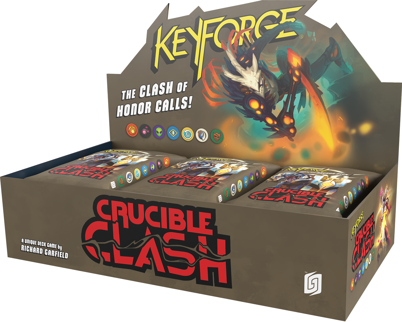 KEYFORGE CRUCIBLE CLASH ARCHON DECK 12CT DISPLAY | 810165820517