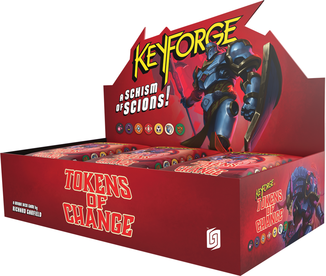 KEYFORGE TOKENS OF CHANGE DECK 12CT DISPLAY | 850039408991