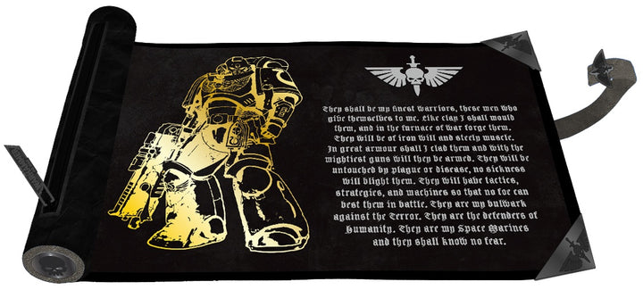 UP DICE SCROLL WARHAMMER 40K PREMIUM FOIL SPACE MARINES ADEPTUS ASTARTES | 074427164355