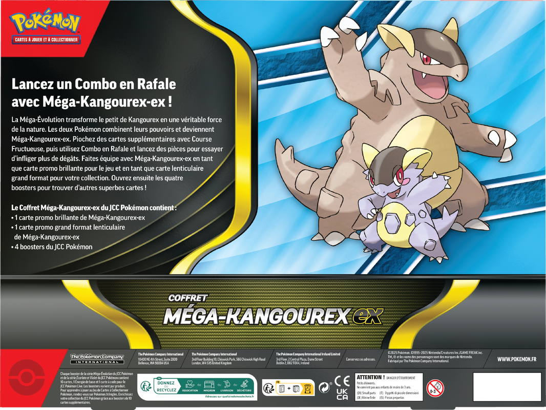 POKEMON FRENCH MEGA KANGASKHAN EX BOX | 196214116870