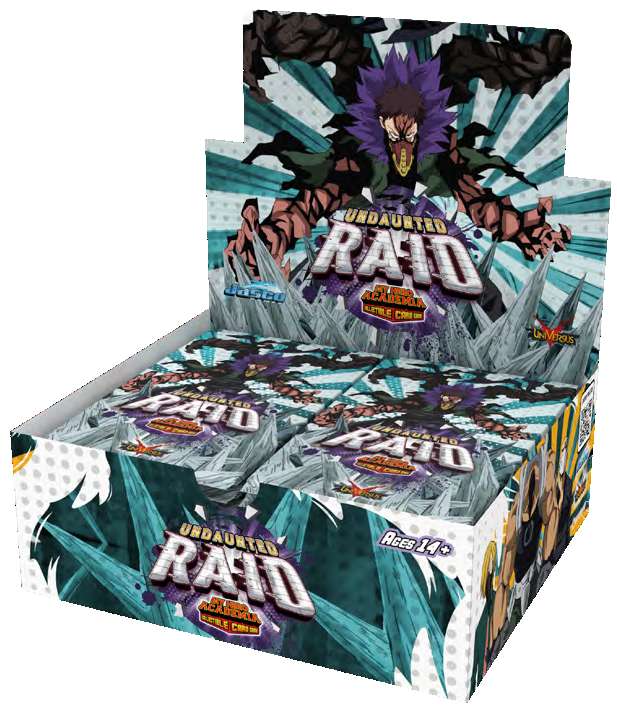 UniVersus CCG: Set 5- My Hero Academia Undaunted Raid Booster Display | 850034738802