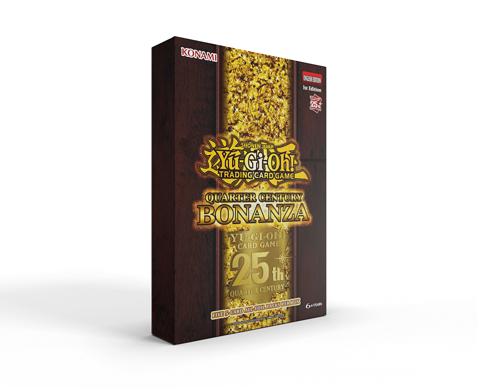 YGO QUARTER CENTURY BONANZA TUCK BOX DISPLAY | 083717866268