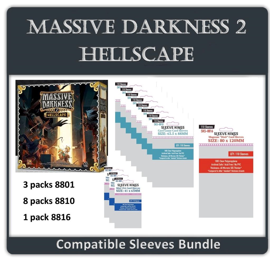 SK SLEEVE BUNDLE MASSIVE DARKNESS 2 ALL IN | SKS-5662