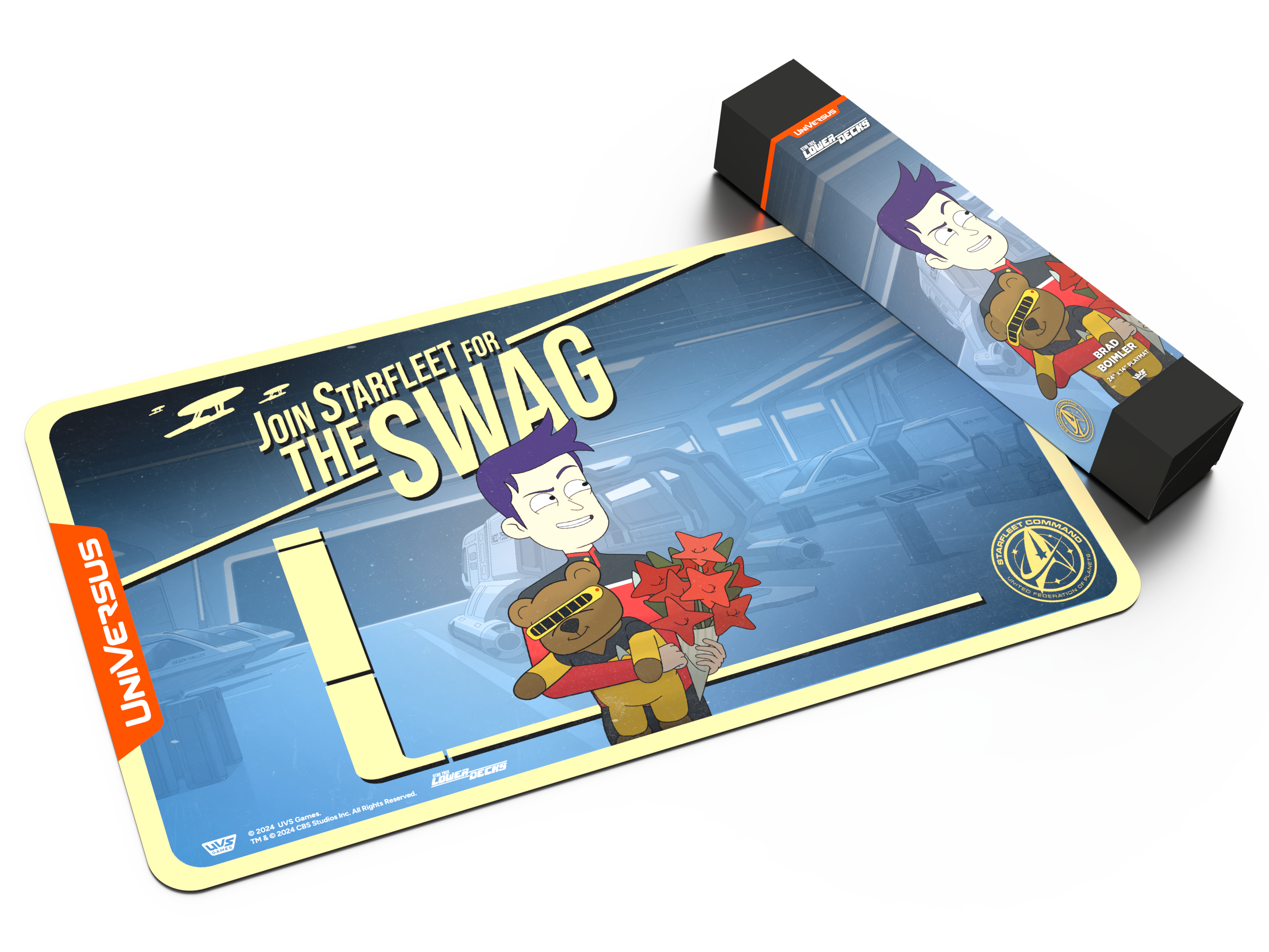 Universus CCG: Star Trek Lower Decks Challenger Series- Boimler Playmat | 810155271947