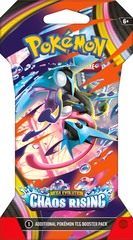 SLEEVED POKEMON ME04 CHAOS RISING PACK | 196214140424