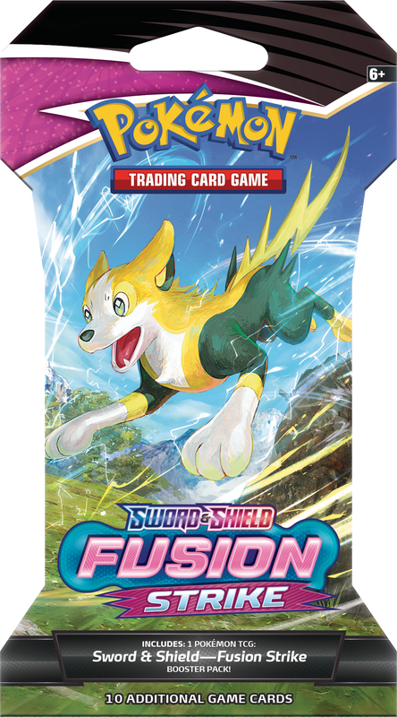 SLEEVED POKEMON SWSH8 FUSION STRIKE PACK | 820650809170