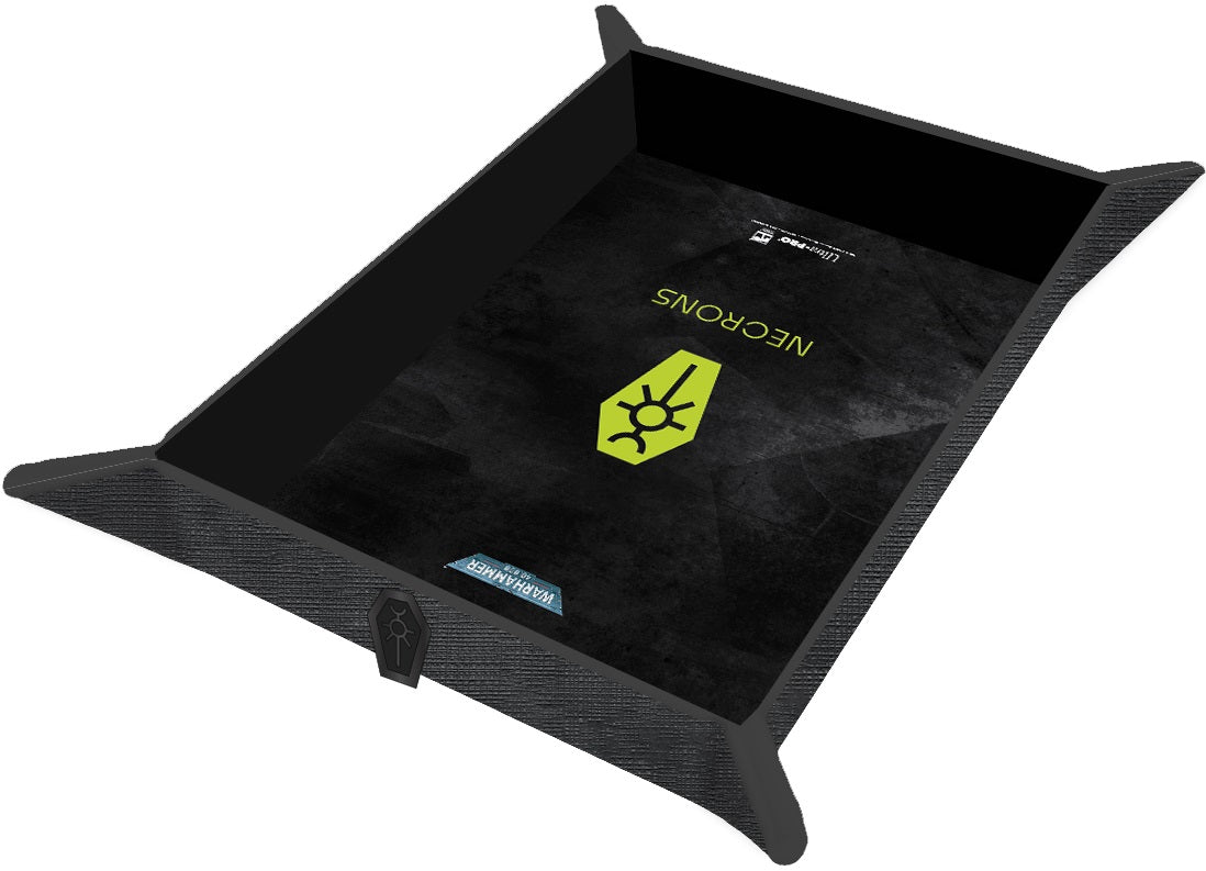 UP DICE FOLDABLE ROLLING TRAY WARHAMMER 40K PREMIUM NECRON CODEX ALIGNED | 074427165611