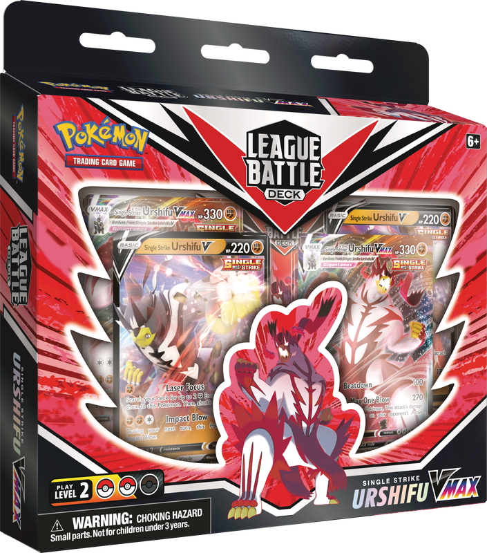 Pokemon TCG: Single/Rapid Strike Urshifu VMAX League Battle Deck | 820650809125