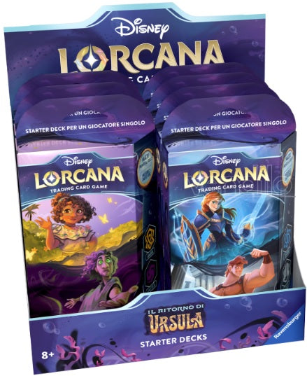 DISNEY LORCANA FRENCH URSULA'S RETURN STARTER DISPLAY(4050368983299) | P-Rex Hobby DISNEY LORCANA FRENCH URSULA'S RETURN STARTER DISPLAY(4050368983299) | P-Rex Hobby