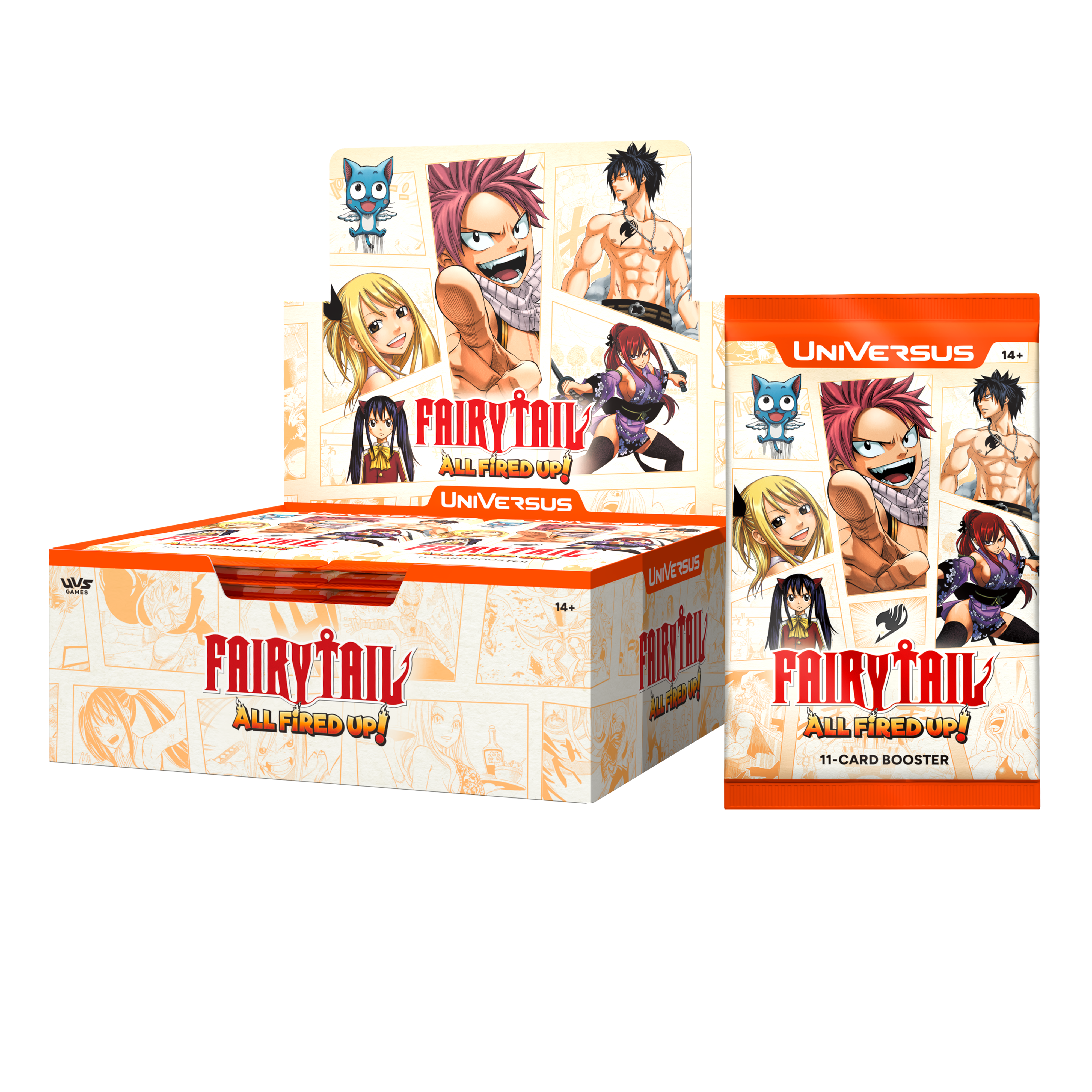 FAIRY TAIL ALL FIRED UP! BOOSTER DISPLAY