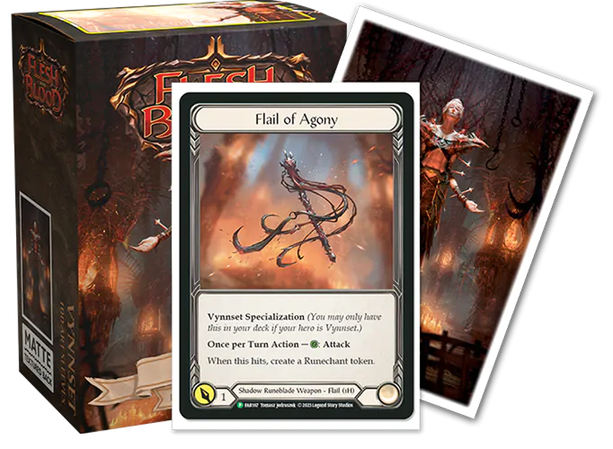 Dragon Shield Sleeves: Standard- Matte 'Flesh & Blood Vynnset' Art, Limited Edition | 5706569160920