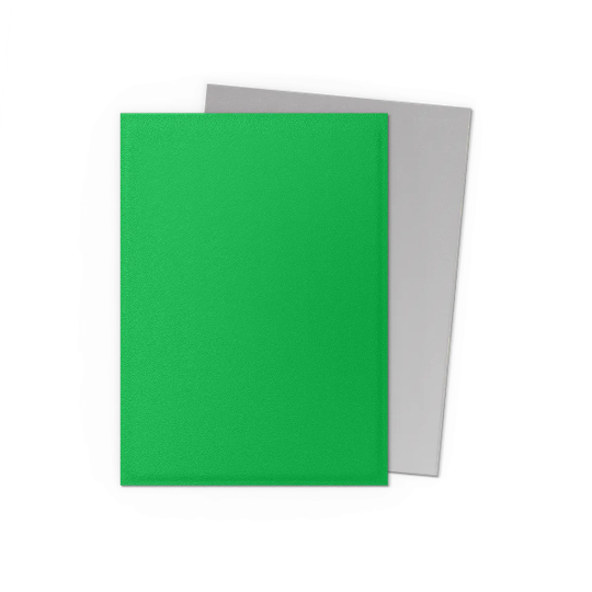 DRAGON SHIELD SLEEVES DUAL MATTE APPLE GREEN AND SILVER 100CT | 5706569150730