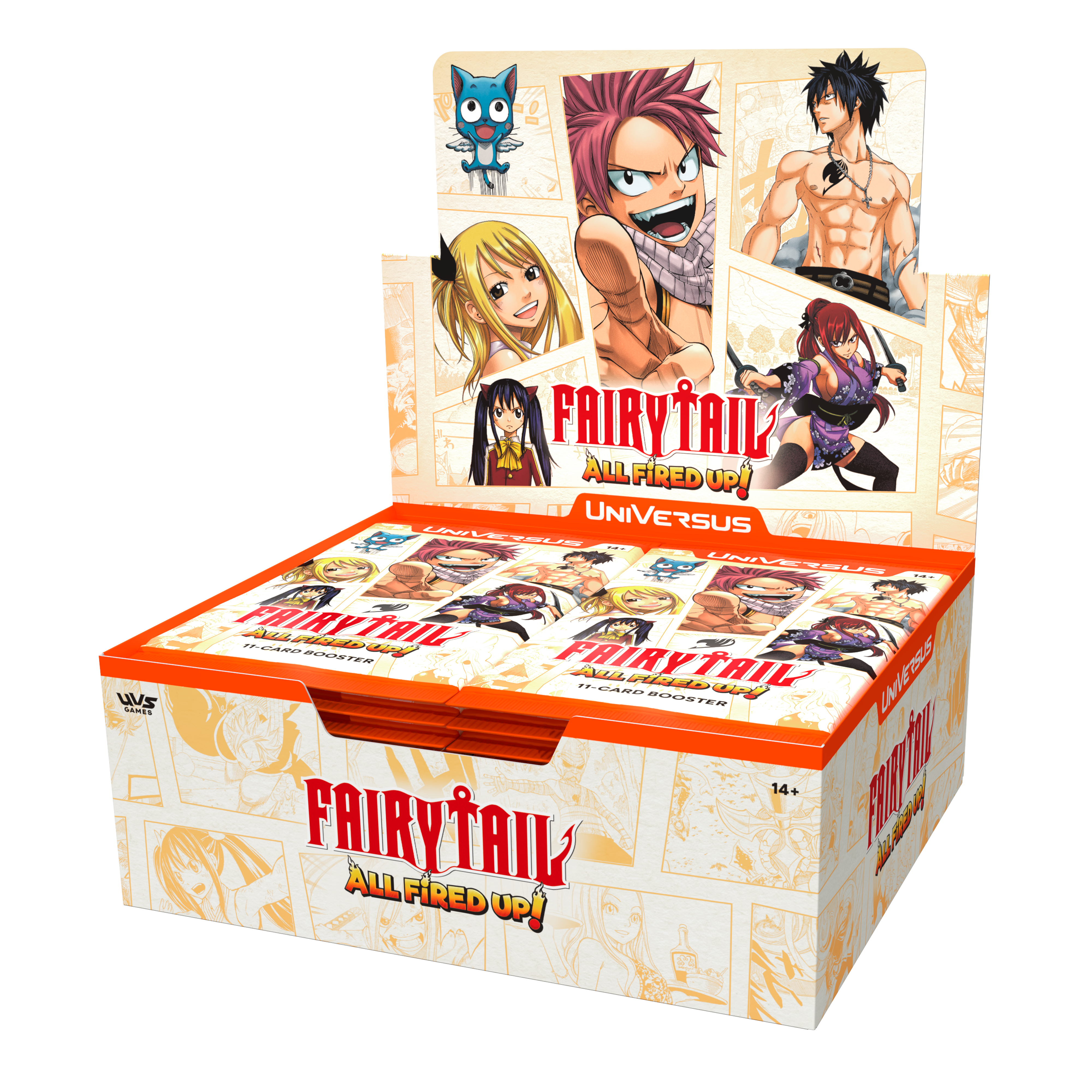 FAIRY TAIL ALL FIRED UP! BOOSTER DISPLAY