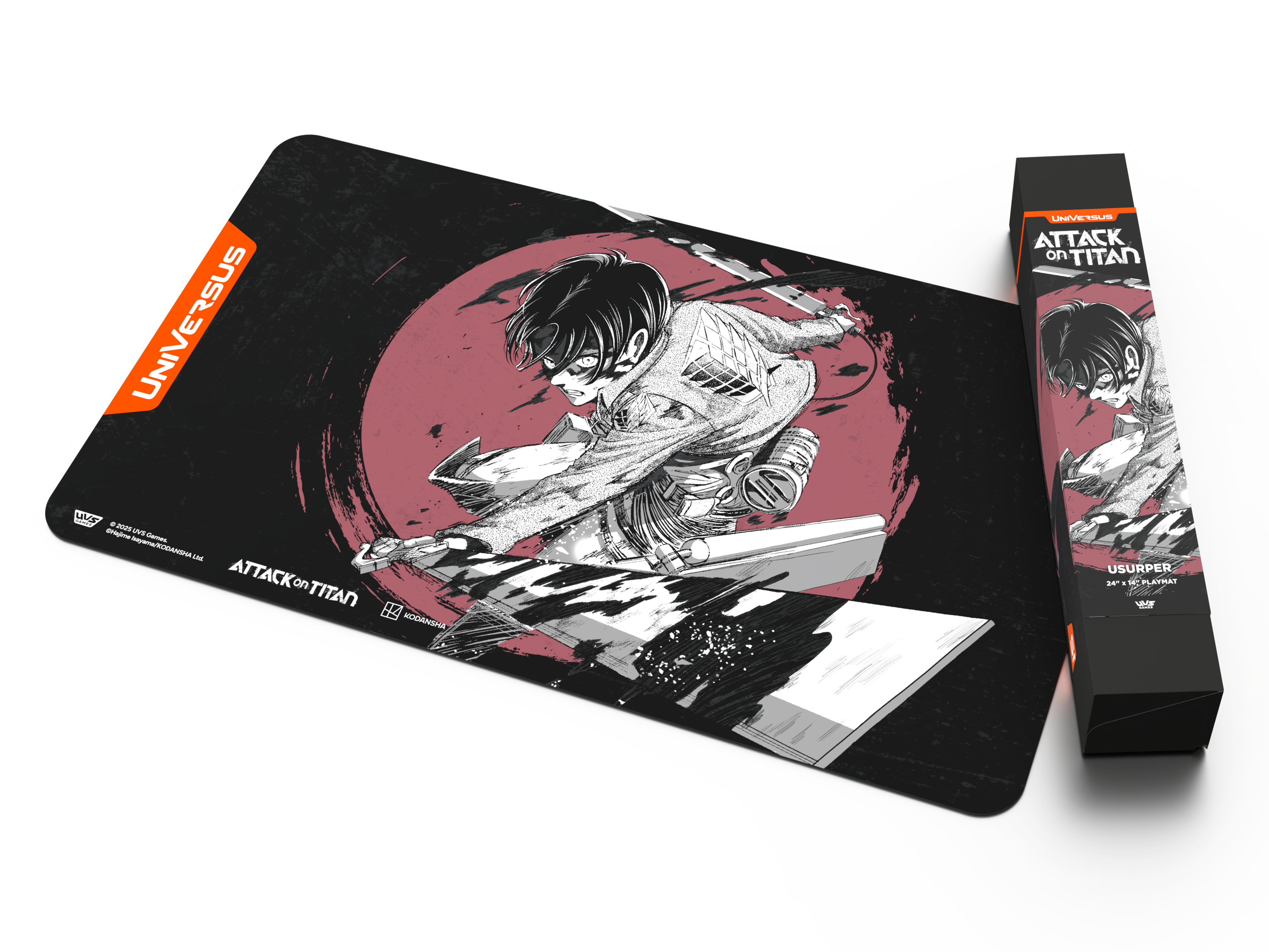 UniVersus CCG: Attack on Titan Apocalypse- Usurper (Erin Yeager) Playmat | 810155272104