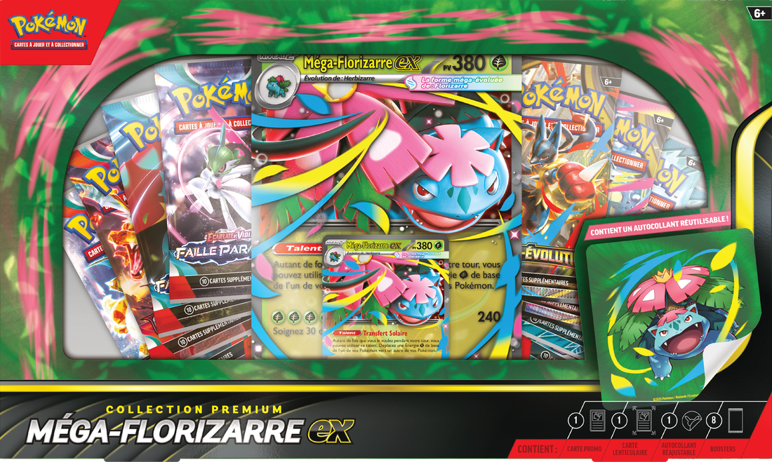 POKEMON FRENCH MEGA VENUSAUR EX PREMIUM COLLECTION | 196214118843