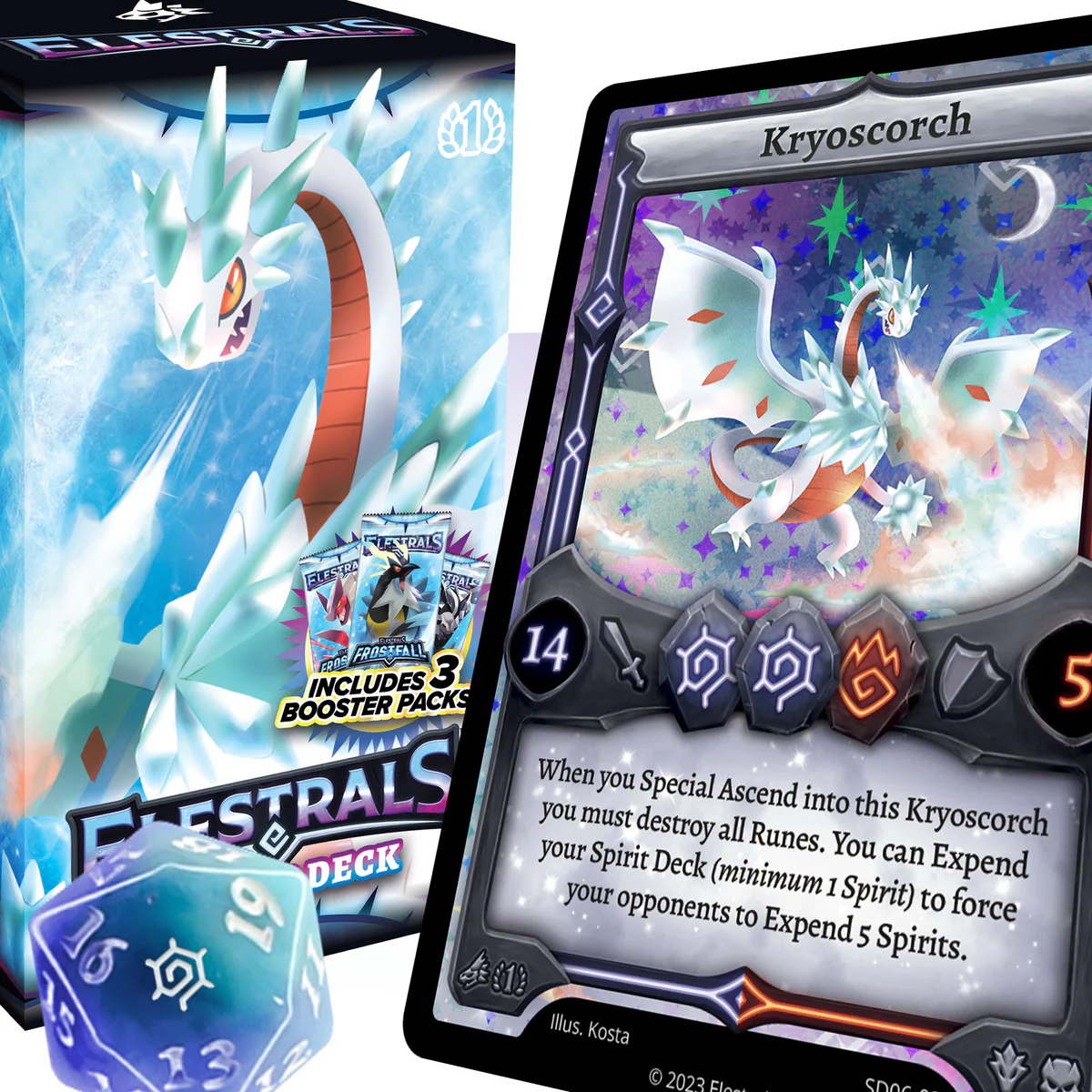 Elestrals: Frostfall- Starter Deck- Kryoscorch | 850045412302