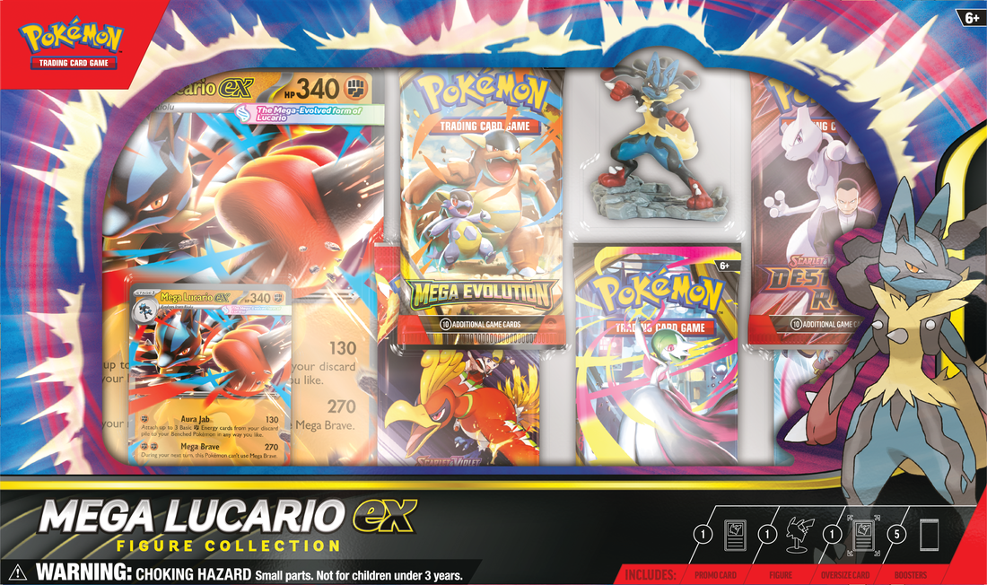 POKEMON MEGA LUCARIO EX FIGURE COLLECTION | 196214134553
