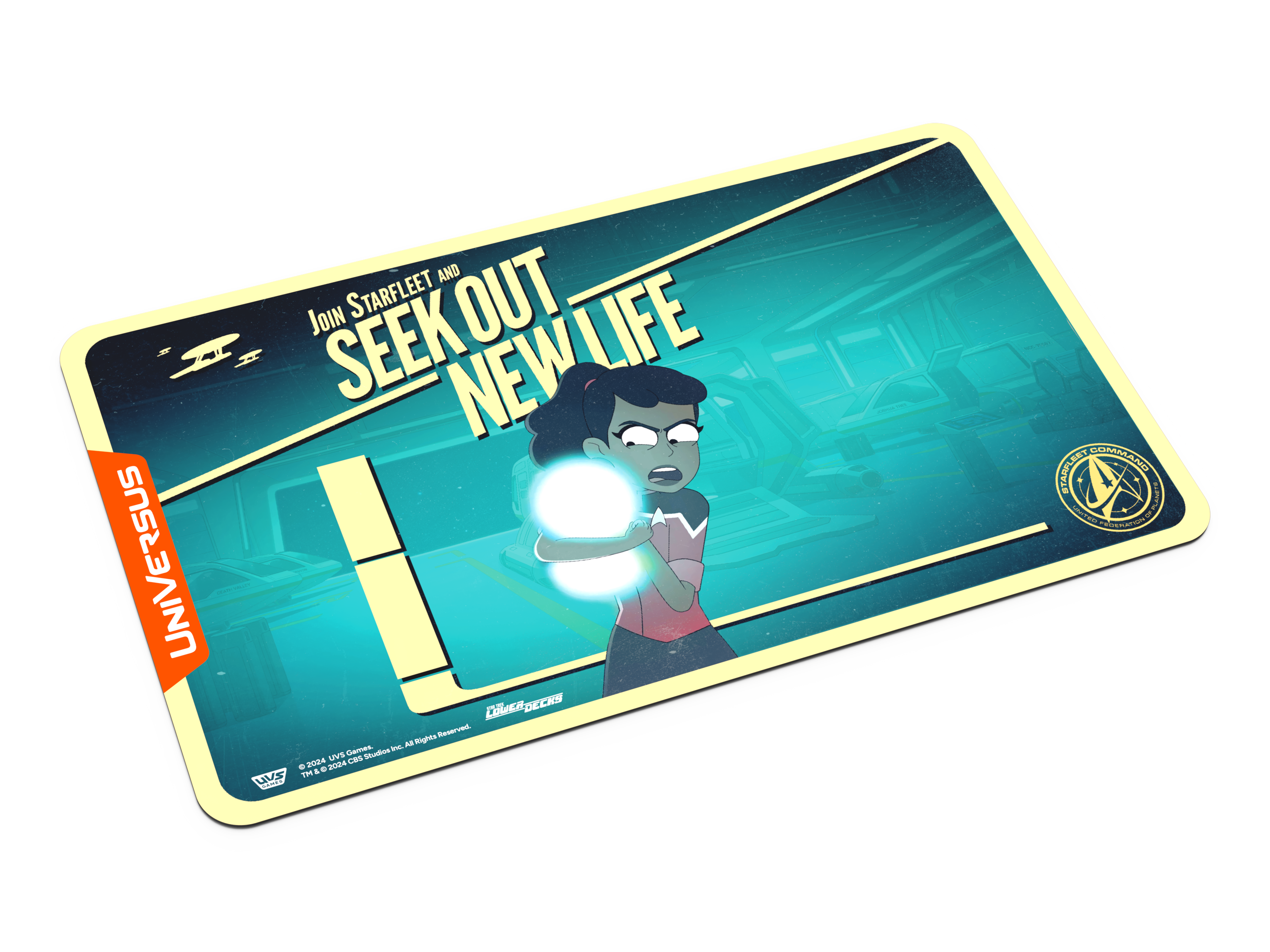 Universus CCG: Star Trek Lower Decks Challenger Series- Mariner Playmat | 810155271916