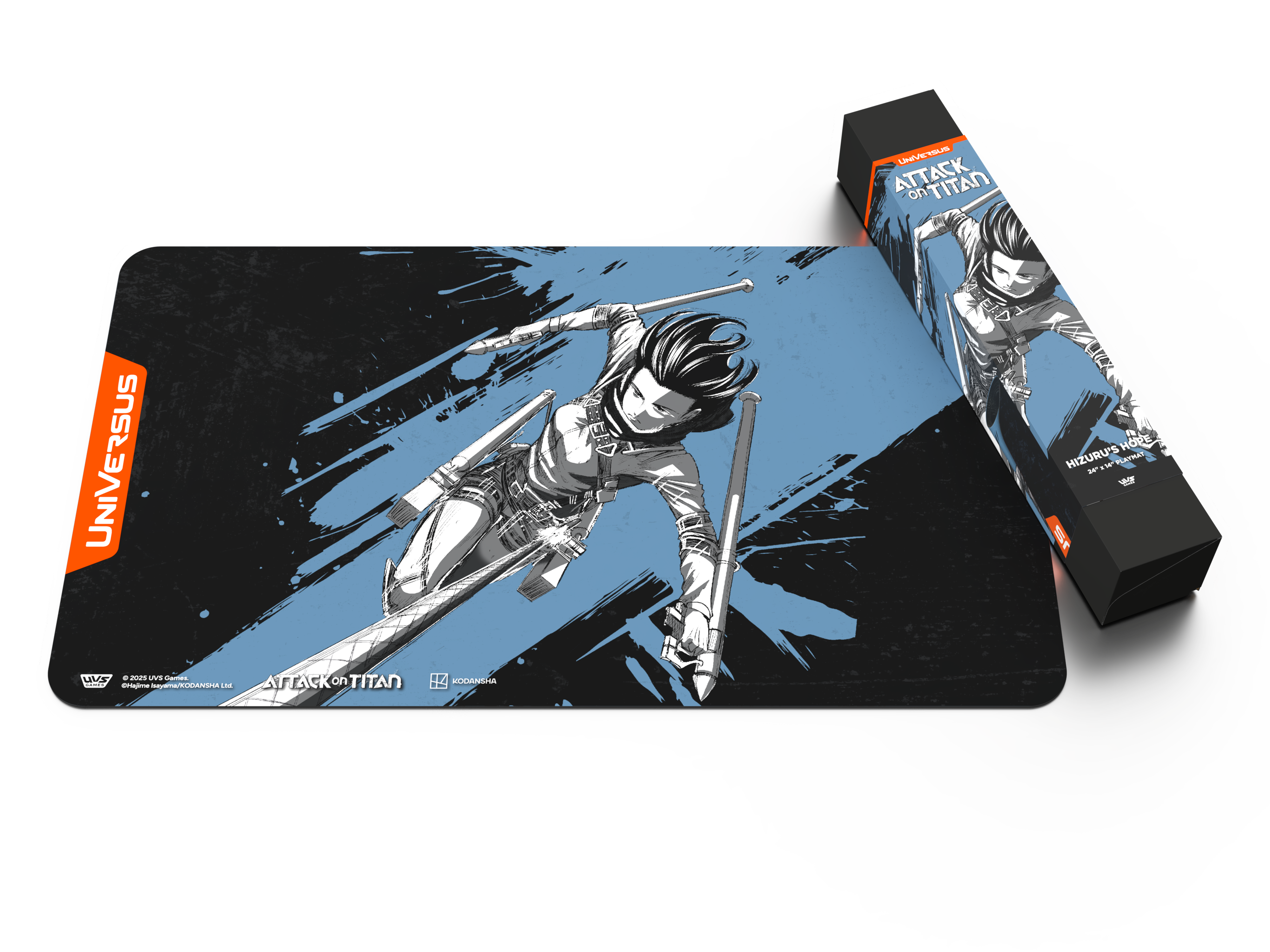 UniVersus CCG: Attack on Titan Apocalypse- Hizuru’s Hope (Mikasa Ackerman) Playmat | 810155272111