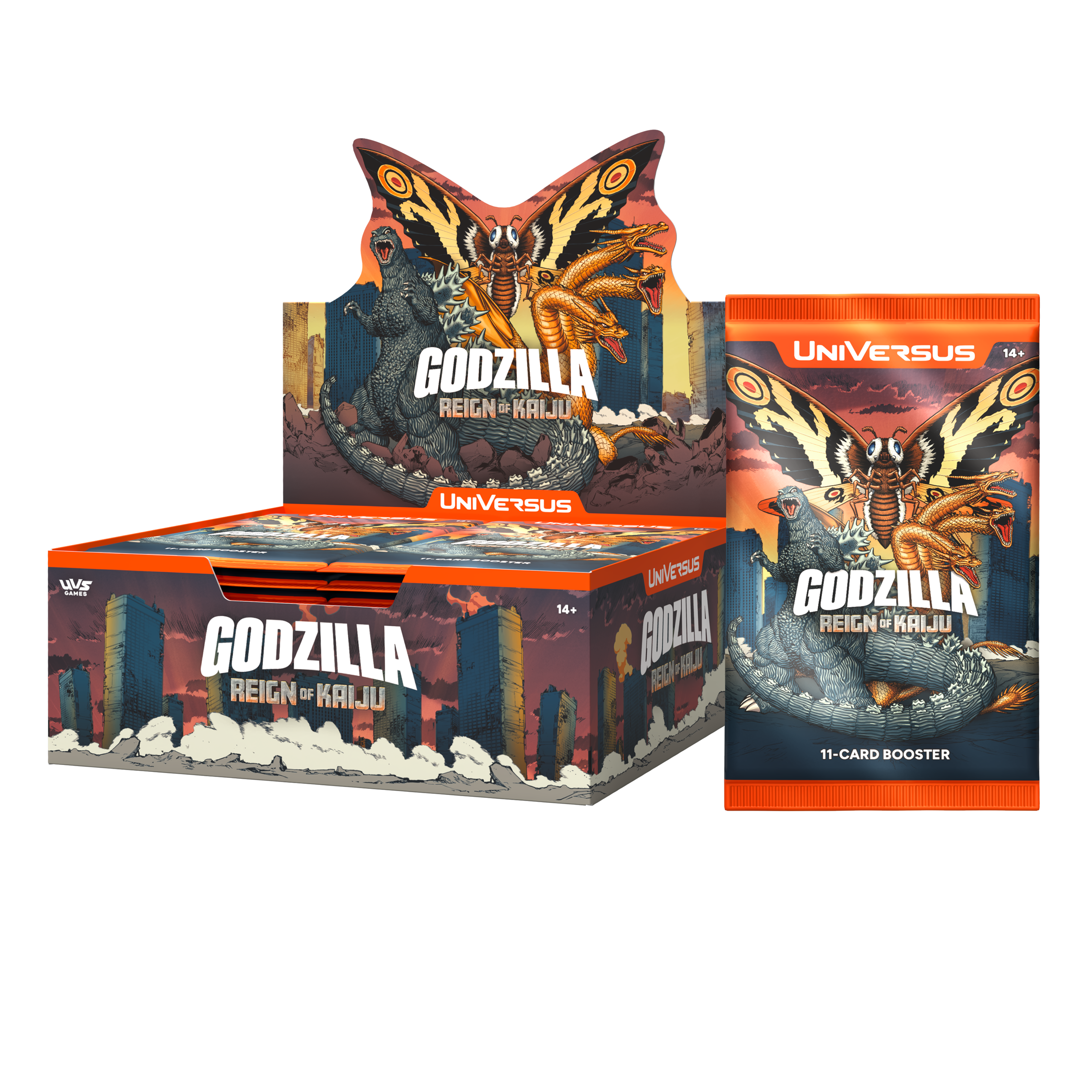 GODZILLA: REIGN OF KAIJU BOOSTER DISPLAY | 810155272708