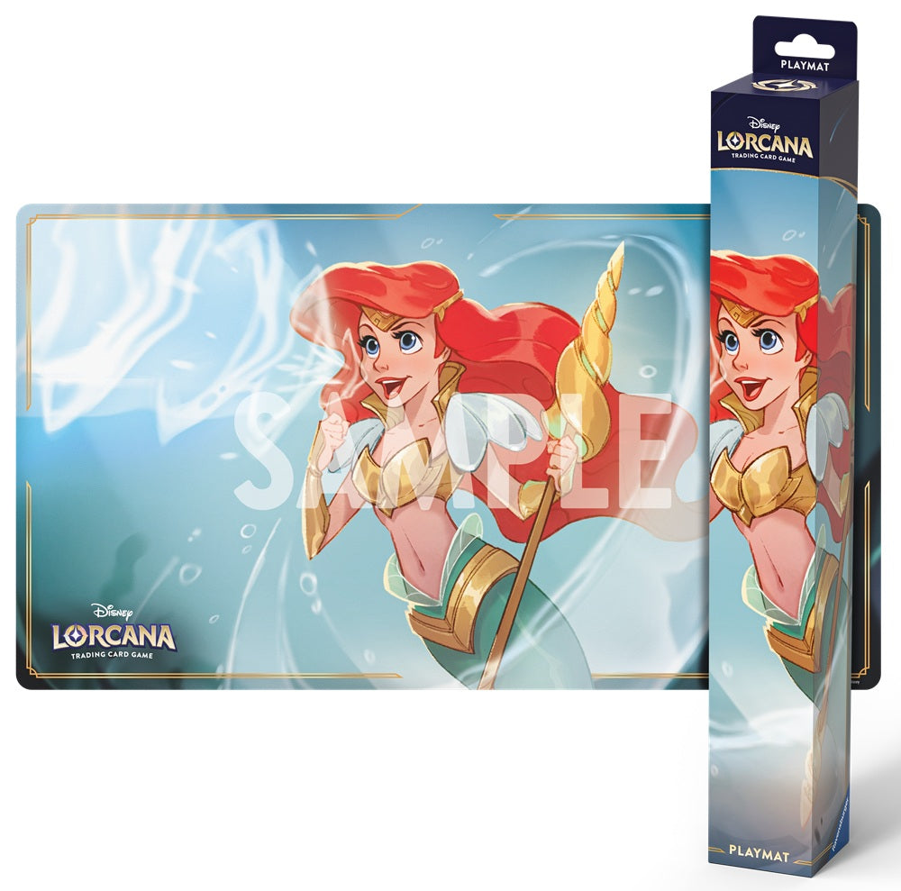 DISNEY LORCANA PLAYMAT SET 11 ARIEL, SONIC WARRIOR | 4050368988522