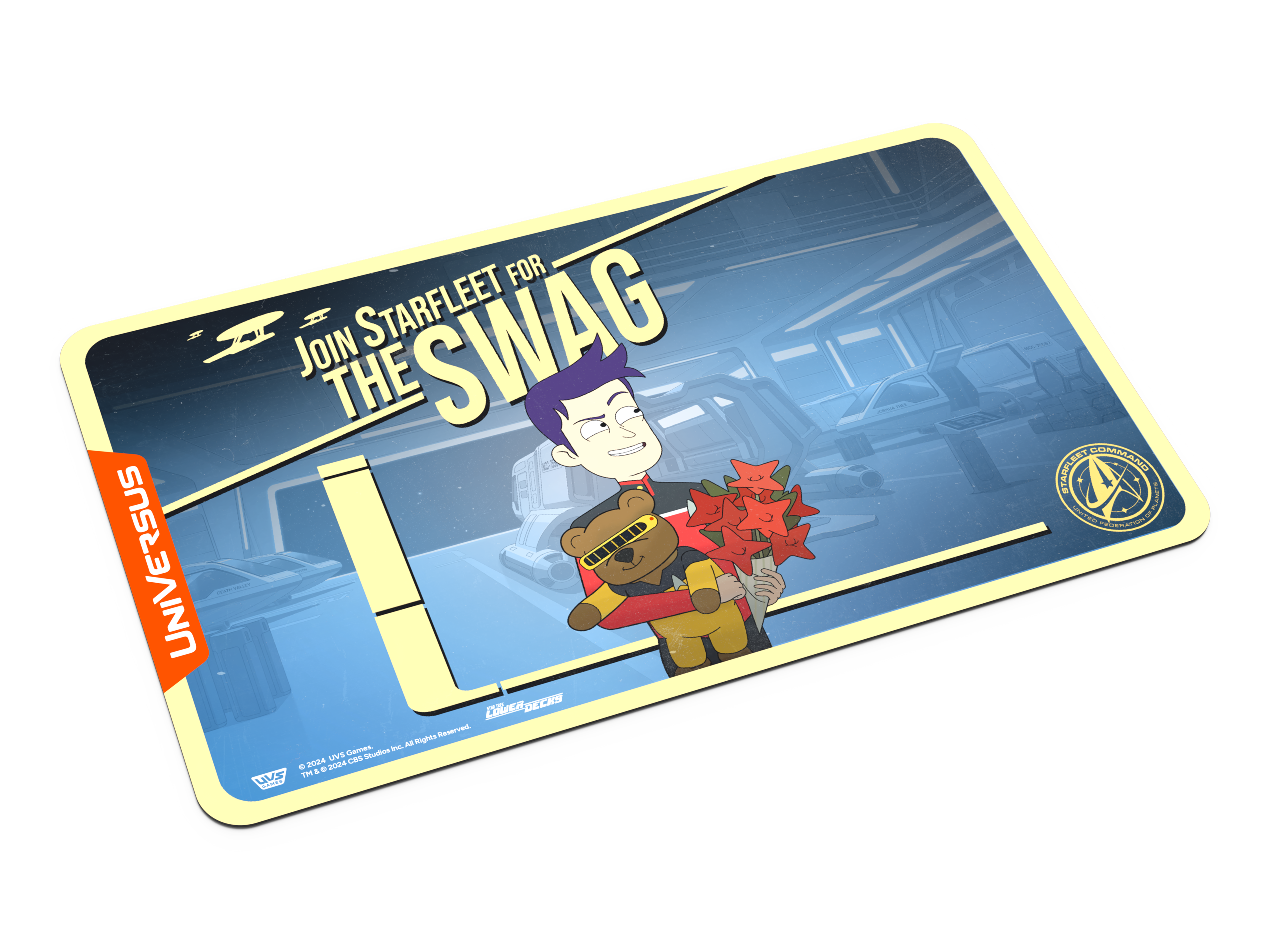 Universus CCG: Star Trek Lower Decks Challenger Series- Boimler Playmat | 810155271947