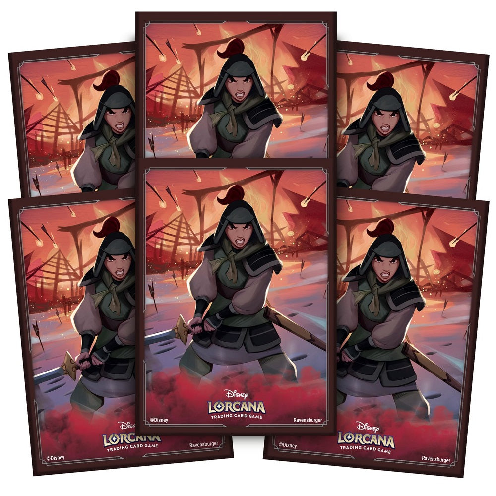 Card Sleeves: Disney Lorcana- Rise of the Floodborn- Mulan | 4050368982599