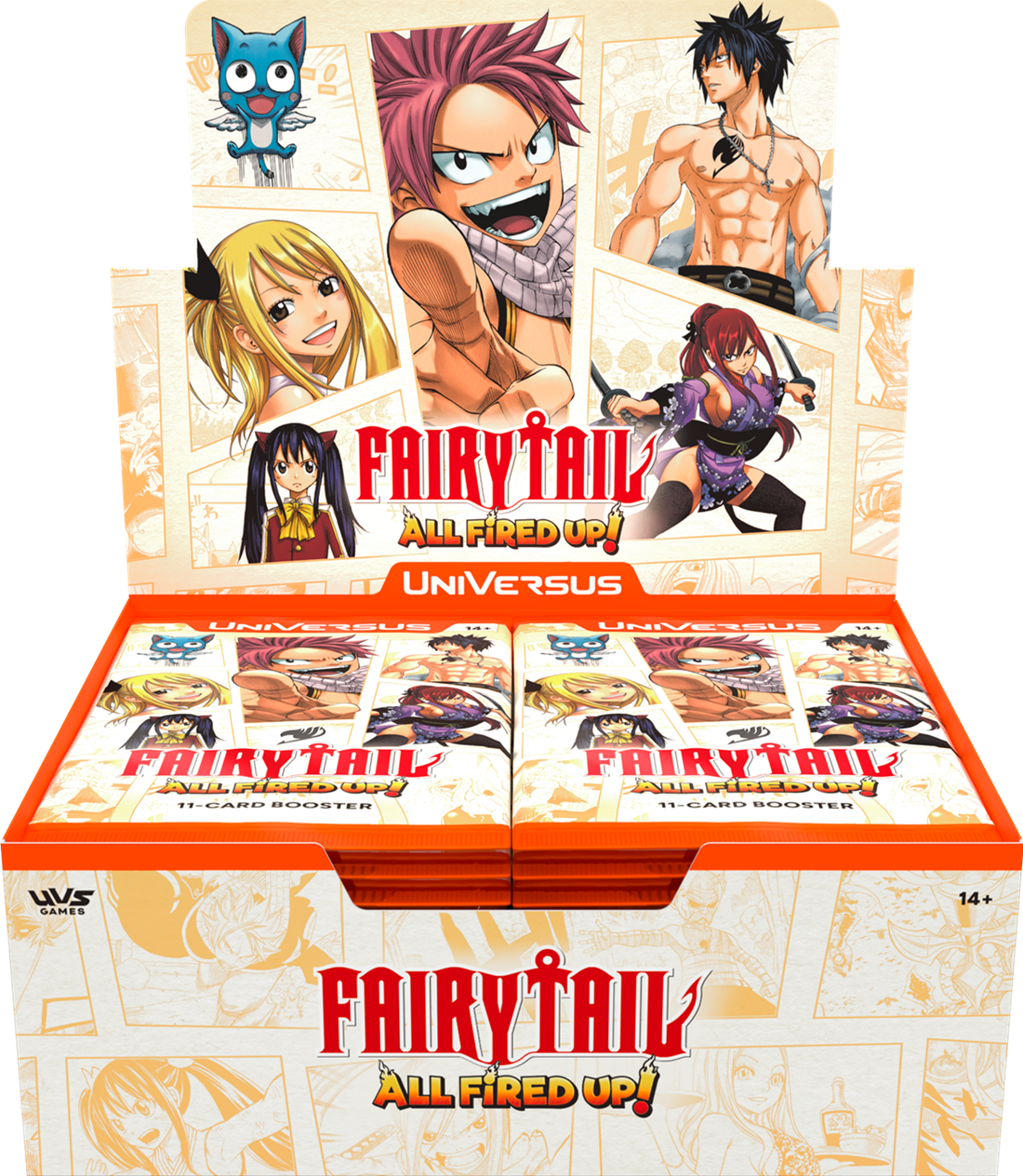 FAIRY TAIL ALL FIRED UP! BOOSTER DISPLAY