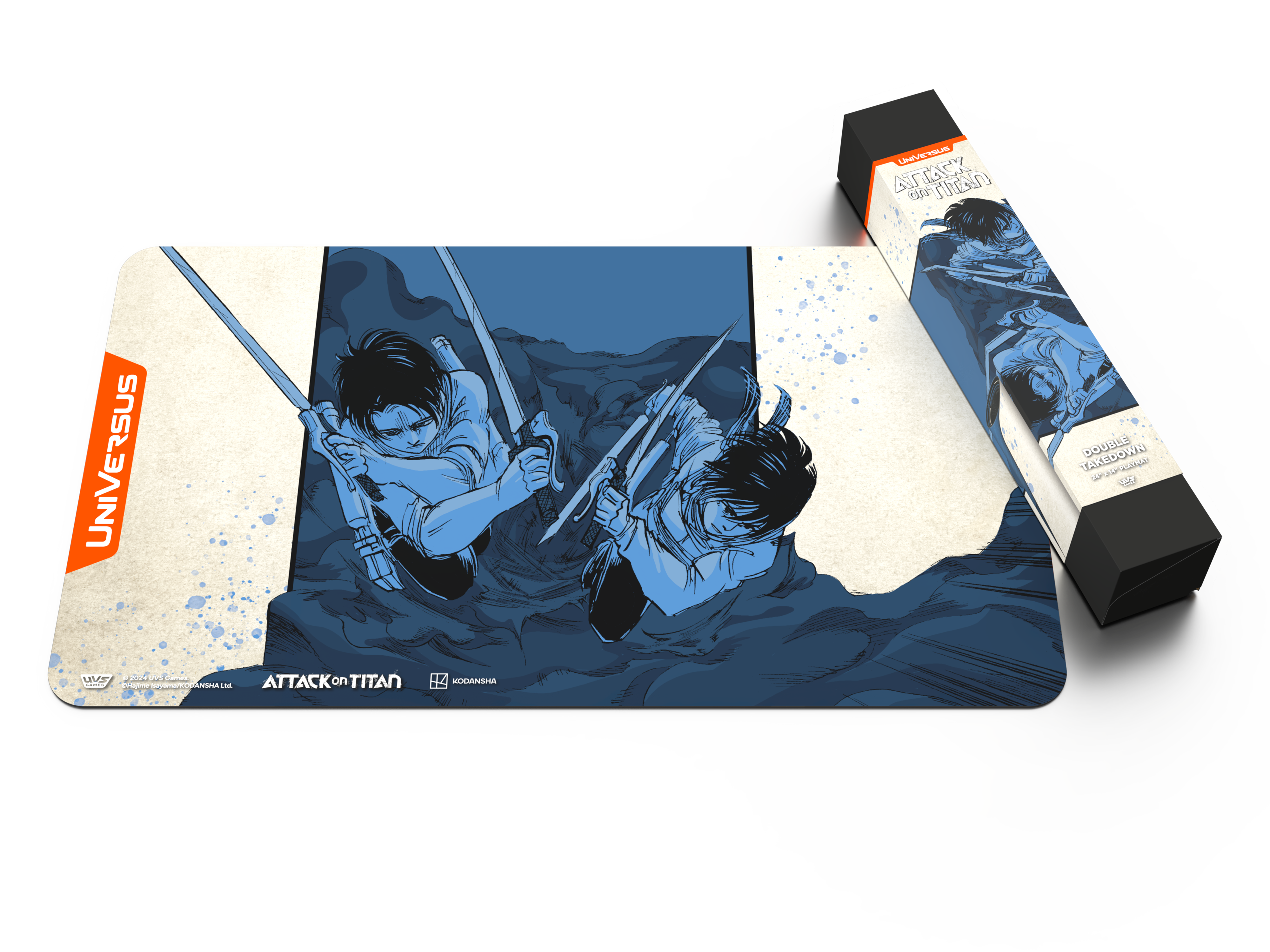 UniVersus CCG: Attack on Titan Origins of Power- Double Takedown Playmat | 810155271510