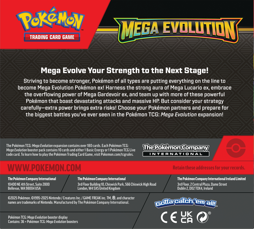 POKEMON ME01 MEGA EVOLUTION BOOSTER | 196214136144