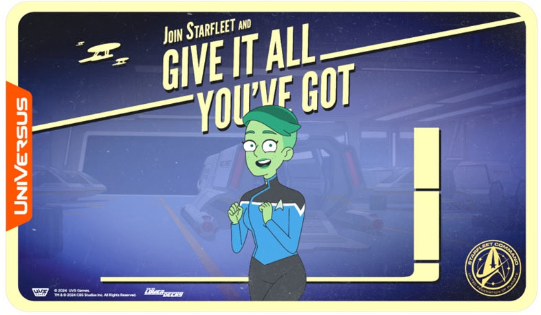 Universus CCG: Star Trek Lower Decks Challenger Series- Tendi Playmat | 810155271954