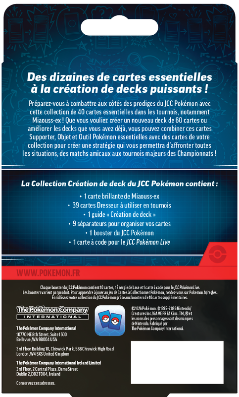 Pokemon French Deck Crafter’s Collection
