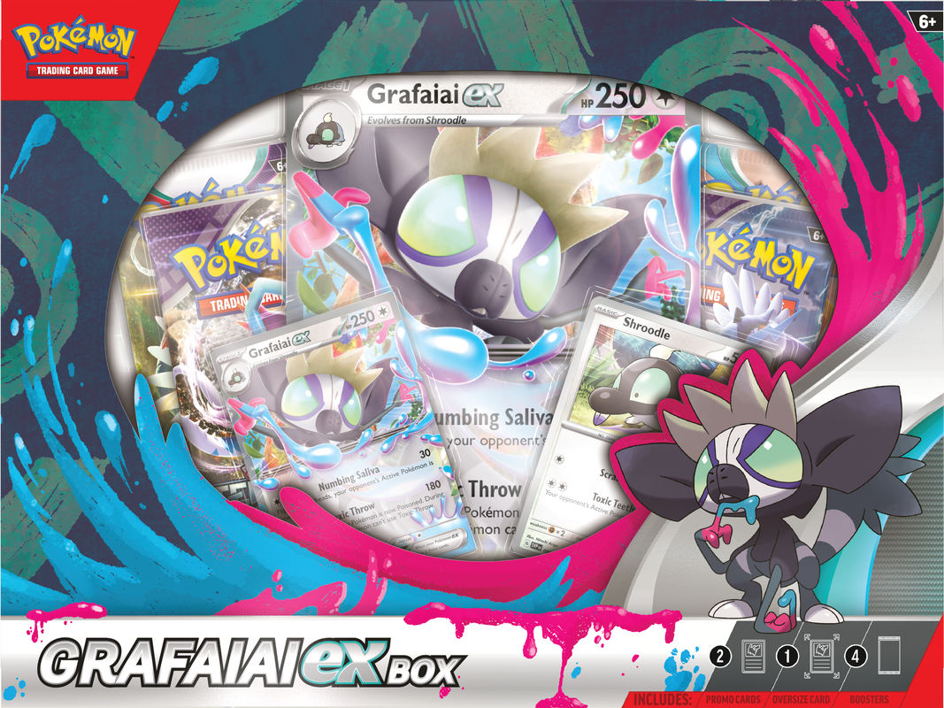 Pokemon TCG: Grafaiai ex Box Case | 820650854446