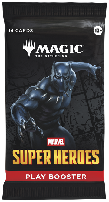 SLEEVED MTG MARVEL SUPER HEROES PLAY BOOSTER | 195166313757