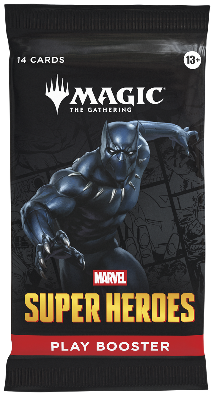 SLEEVED MTG MARVEL SUPER HEROES PLAY BOOSTER | 195166313757