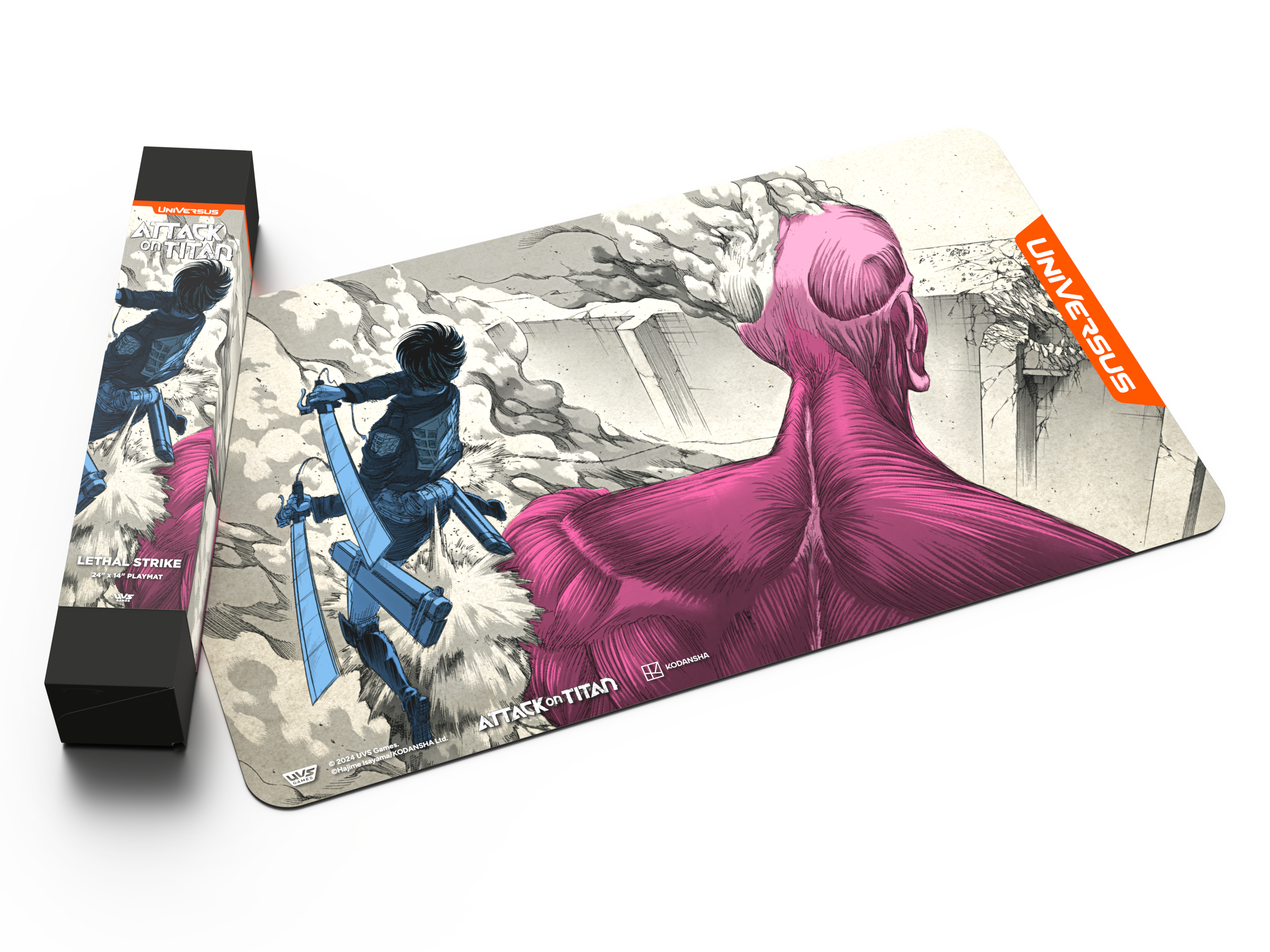 UniVersus CCG: Attack on Titan Origins of Power- Lethal Strike Playmat | 810155271497