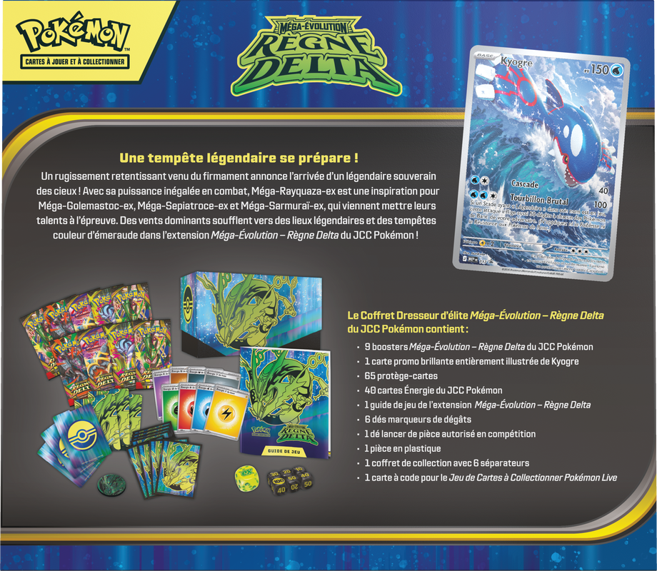 POKEMON FRENCH ME06 DELTA REIGN ELITE TRAINER