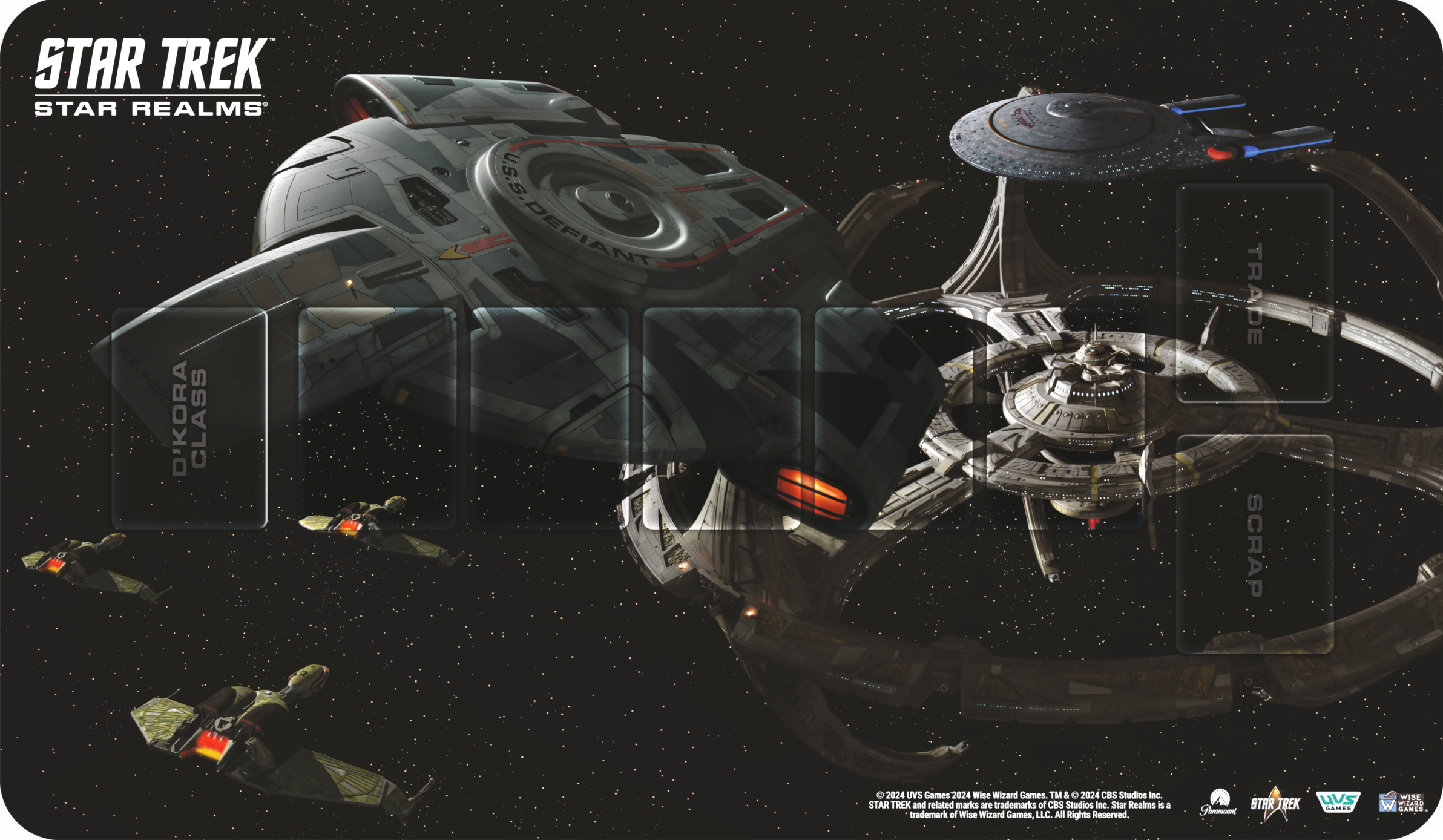 Star Trek: Star Realms- U.S.S. Defiant Playmat | 810155271671