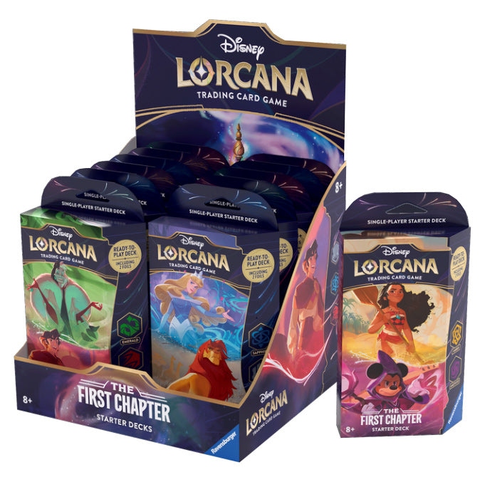 Disney Lorcana: The First Chapter Starter Deck Display | 4050368981899