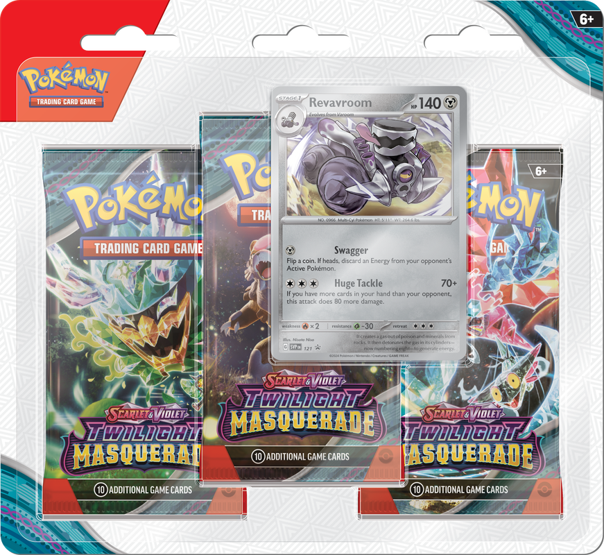POKEMON SV6 TWILIGHT MASQUERADE 3PK BLISTER | 820650857836