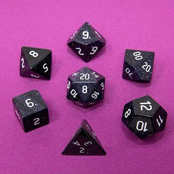 UP DICE GEMSTONE 7-SET RPG BLUE SANDSTONE | 074427859961