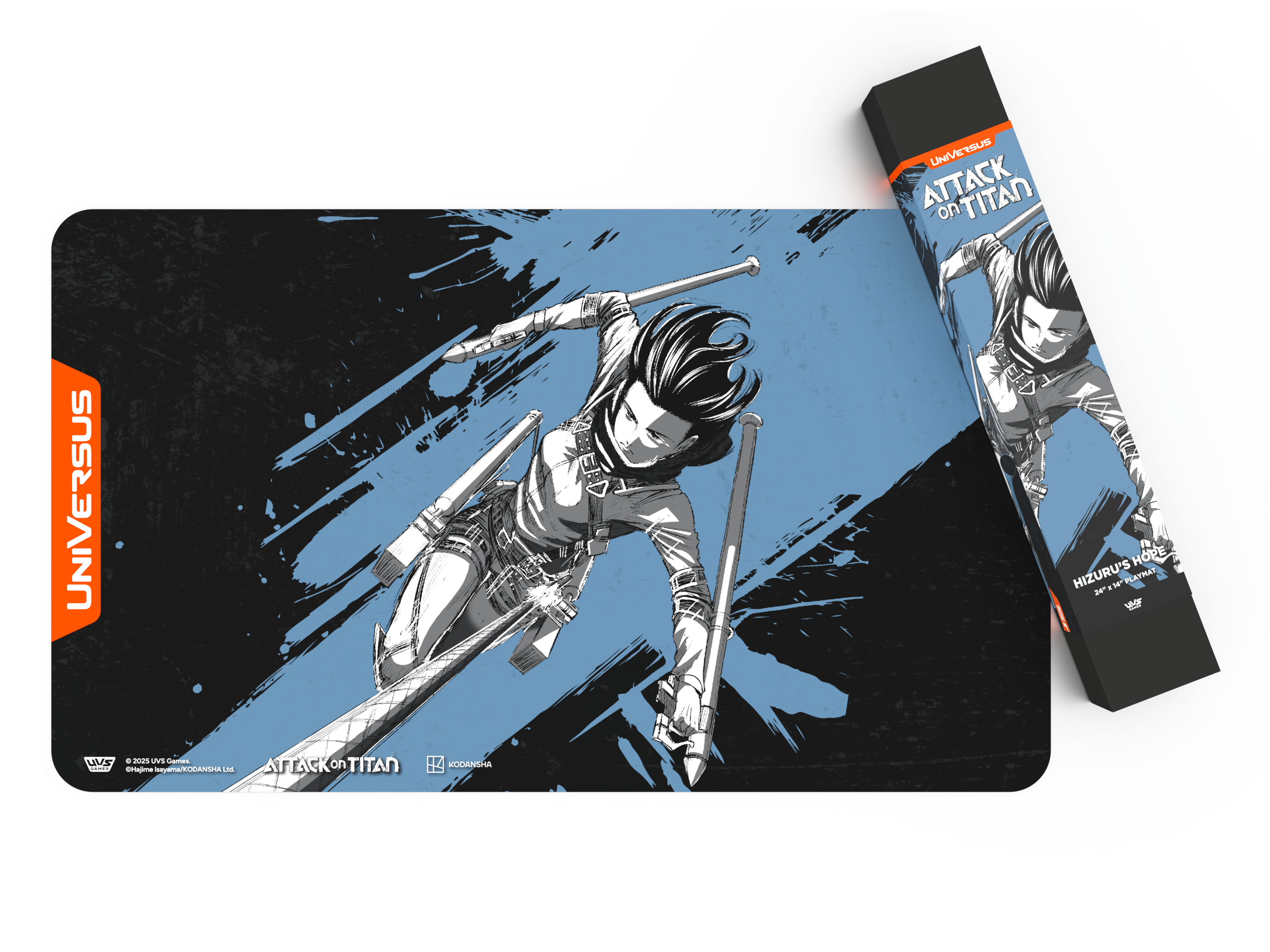 UniVersus CCG: Attack on Titan Apocalypse- Hizuru’s Hope (Mikasa Ackerman) Playmat | 810155272111