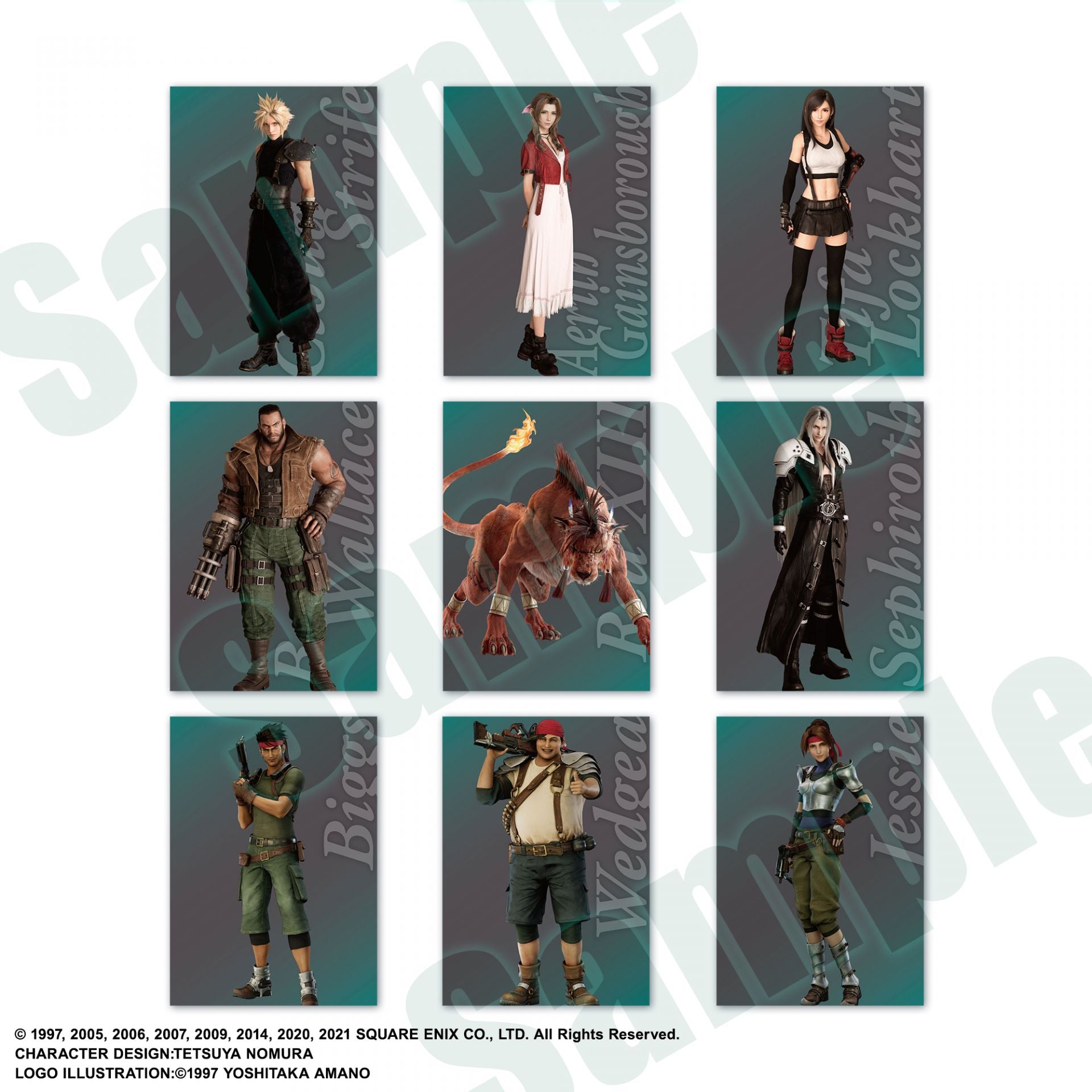 Final Fantasy TCG: Final Fantasy VII Anniversary Art Museum Digital Card Plus Display | 662248843896
