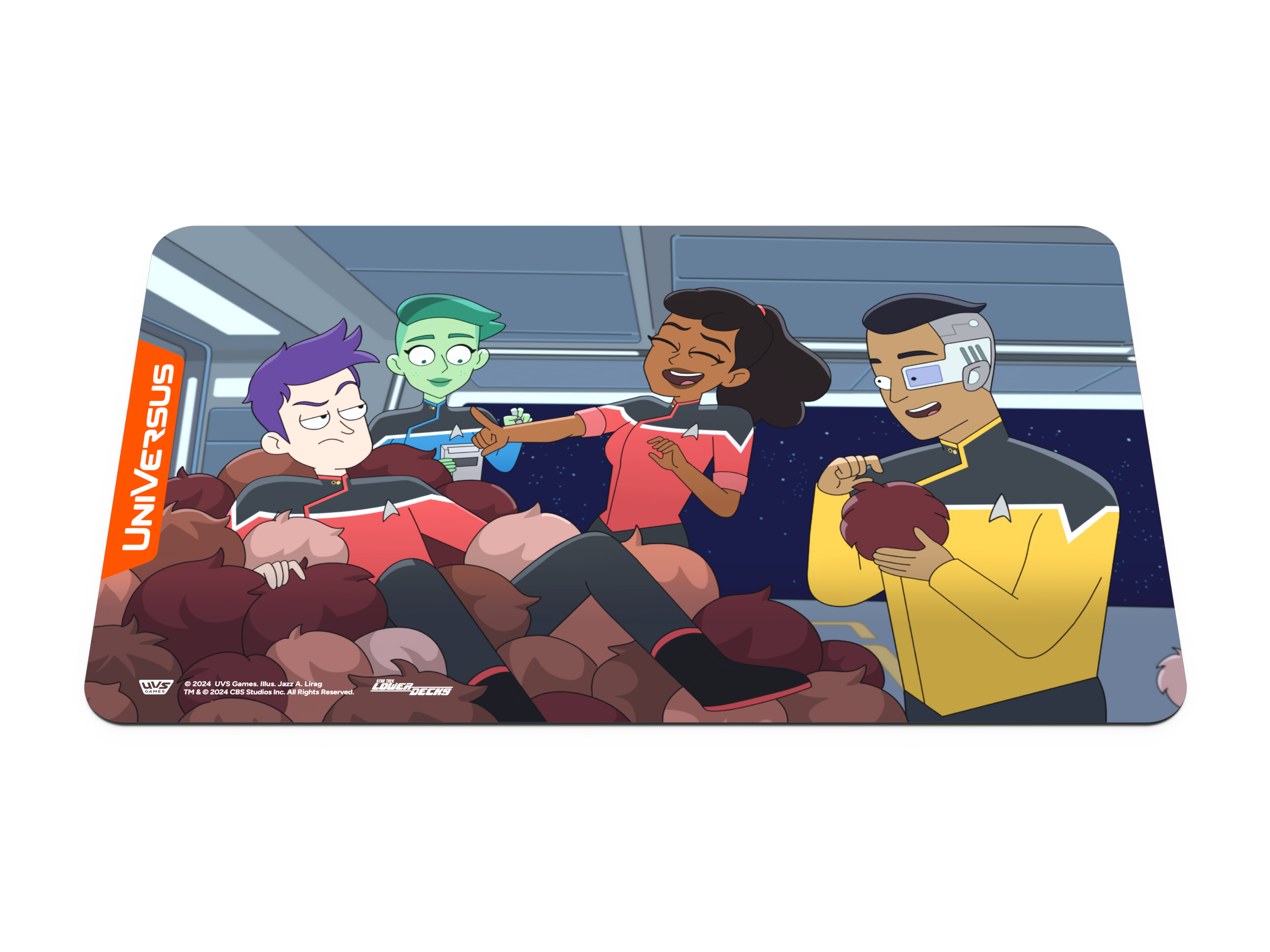 Universus CCG: Star Trek Lower Decks Challenger Series- Tribbles Playmat | 810155271909